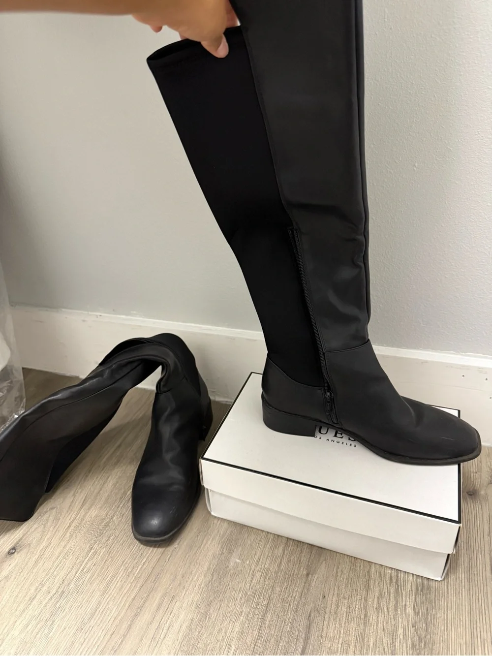 Kohl's Black Stretch Over-The-Knee Boots